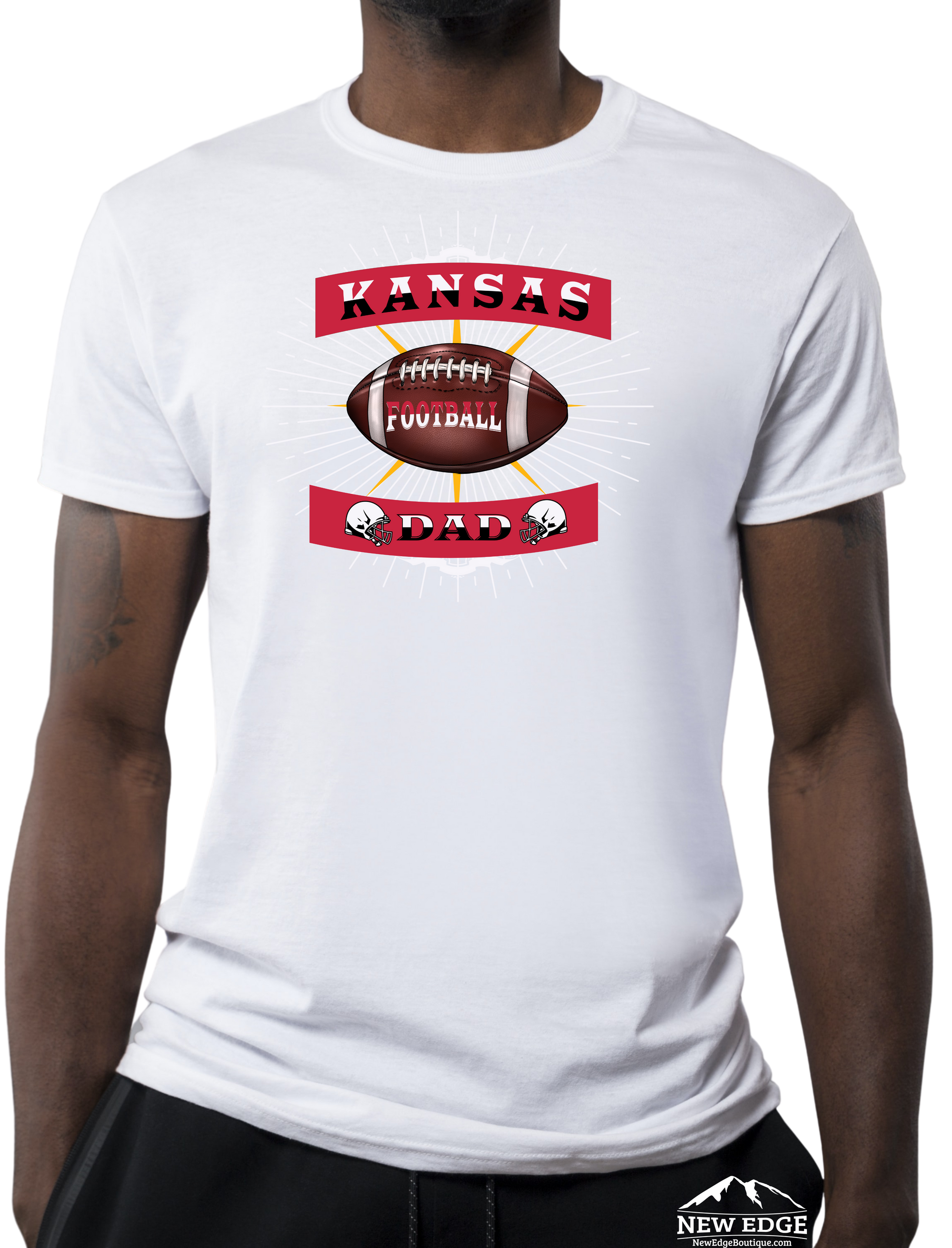 FOOTBALL DAD STATE T-SHIRT