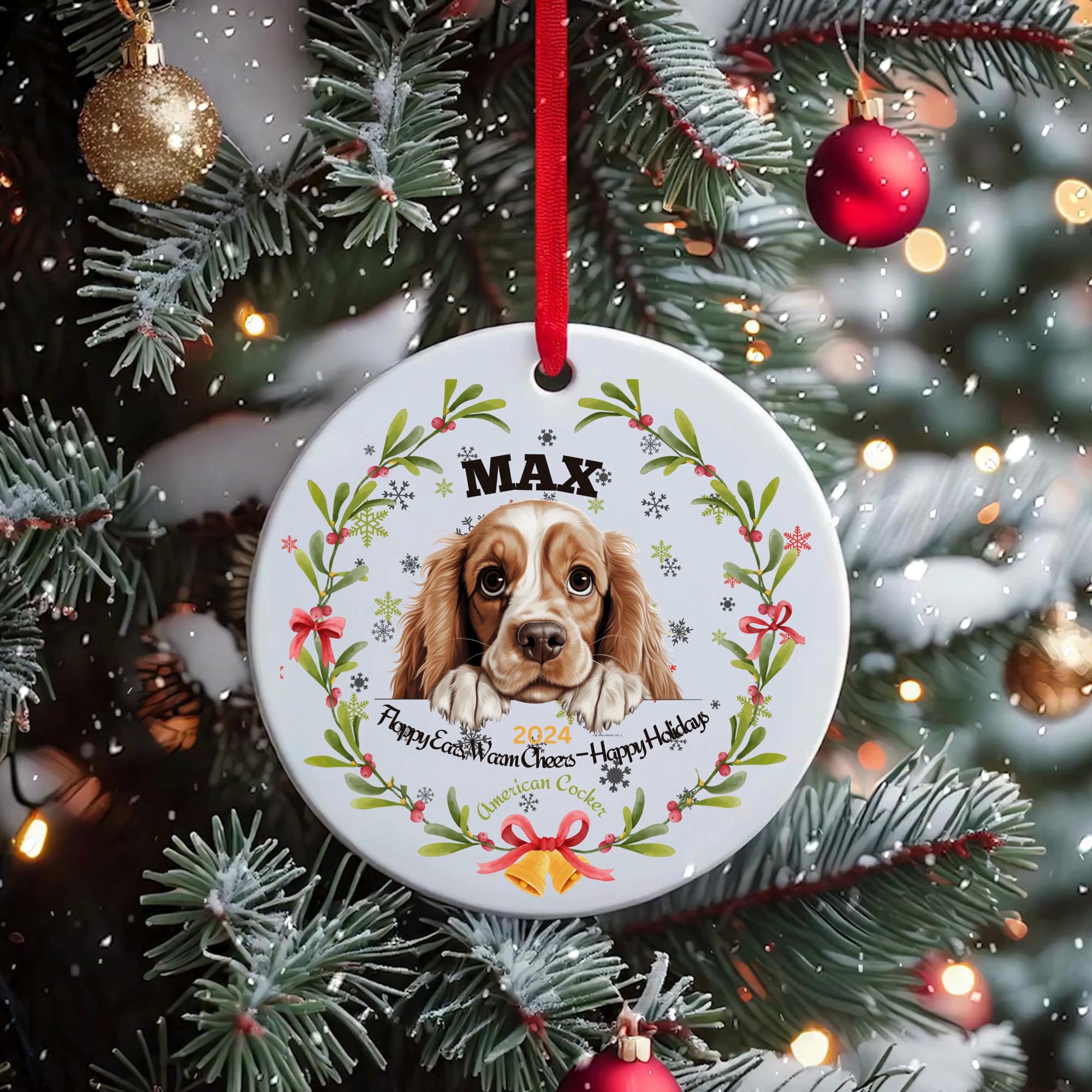 Dog Ceramic Ornaments