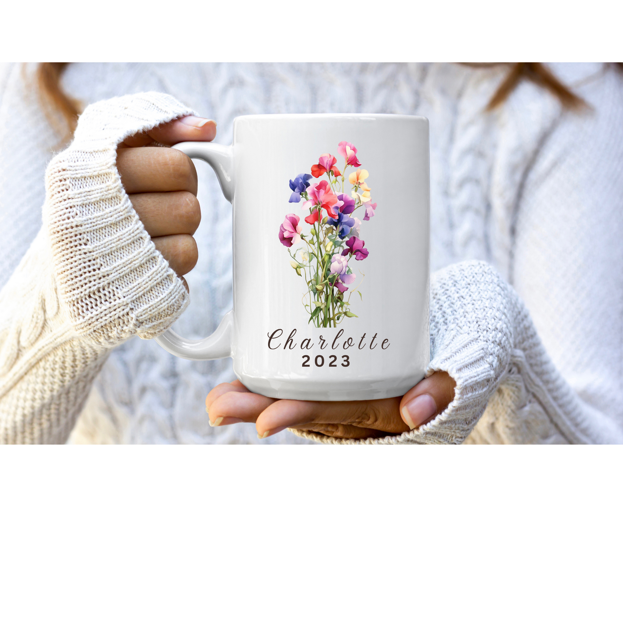 Birth Flower Mug