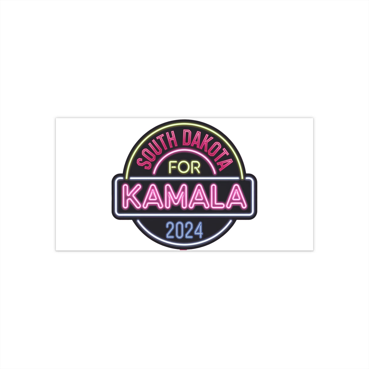 South Dakota for Kamala Harris 2024 – Presidential Campaign Support Vinyl Sticker