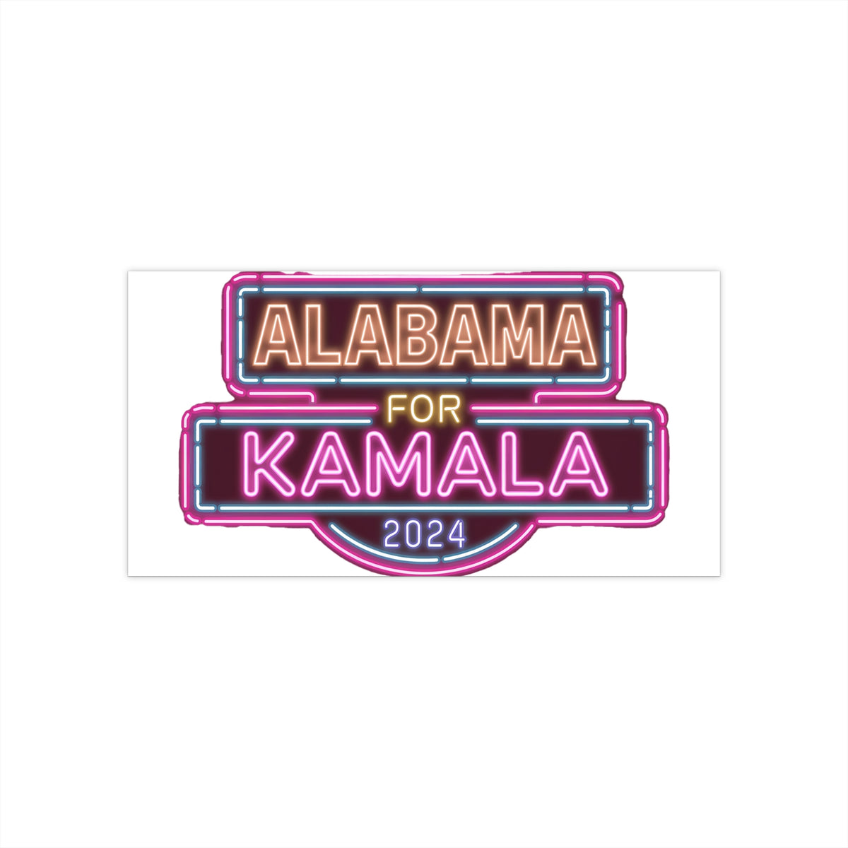 Alaska for Kamala Harris 2024 Presidential Campaign Sticker