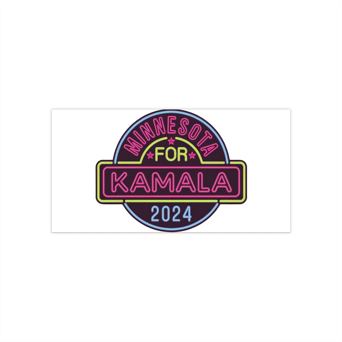 Minnesota for Kamala Harris 2024 – Presidential Campaign Support Sticker