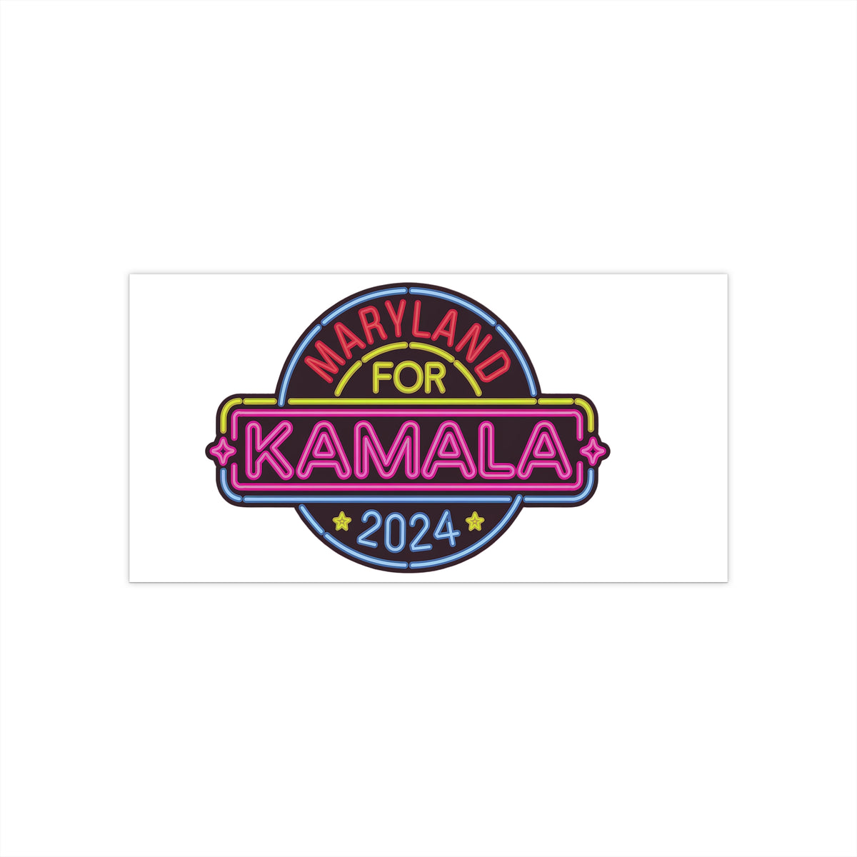 Maryland for Kamala Harris 2024 Support Sticker – Show Your Presidential Pride