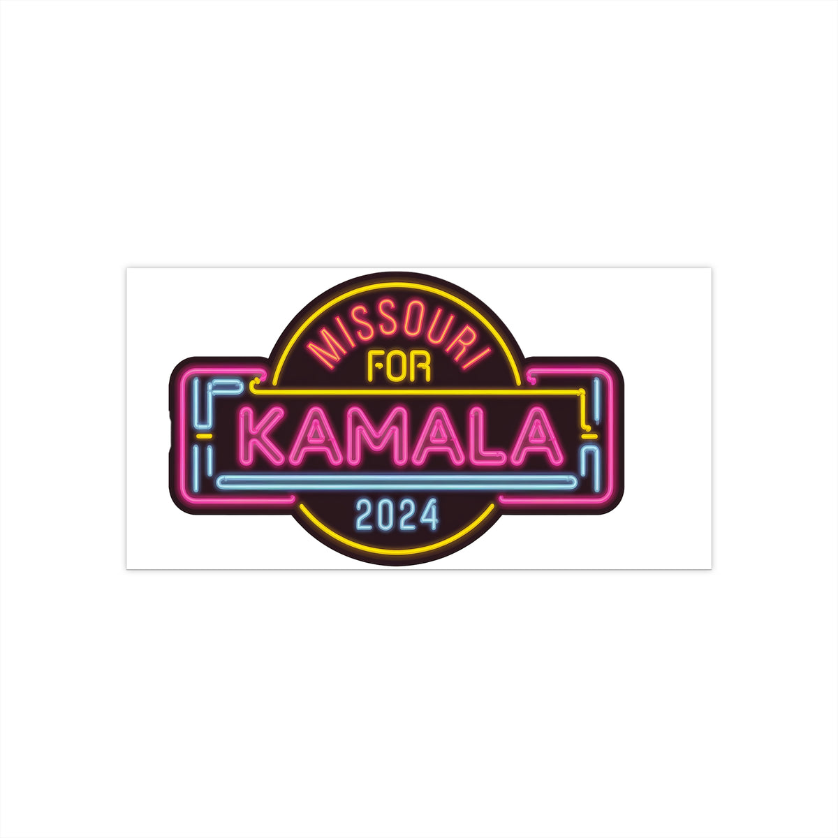 Missouri for Kamala Harris 2024&quot; Presidential Support Sticker