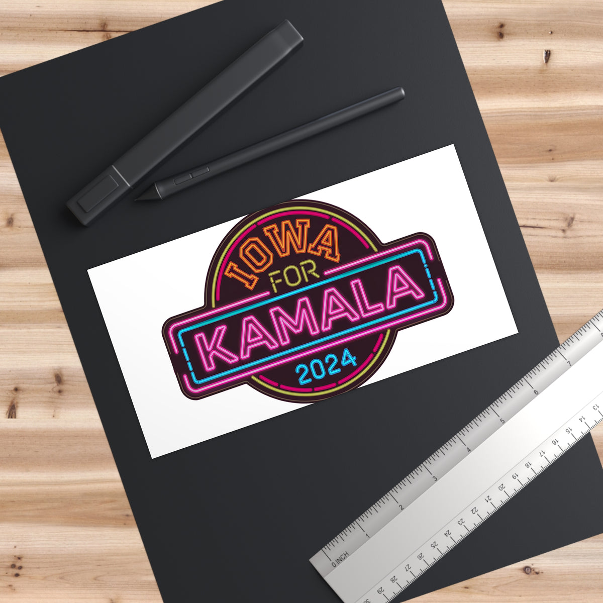 IOWA FOR KAMALA HARRIS 2024 For President Sticker