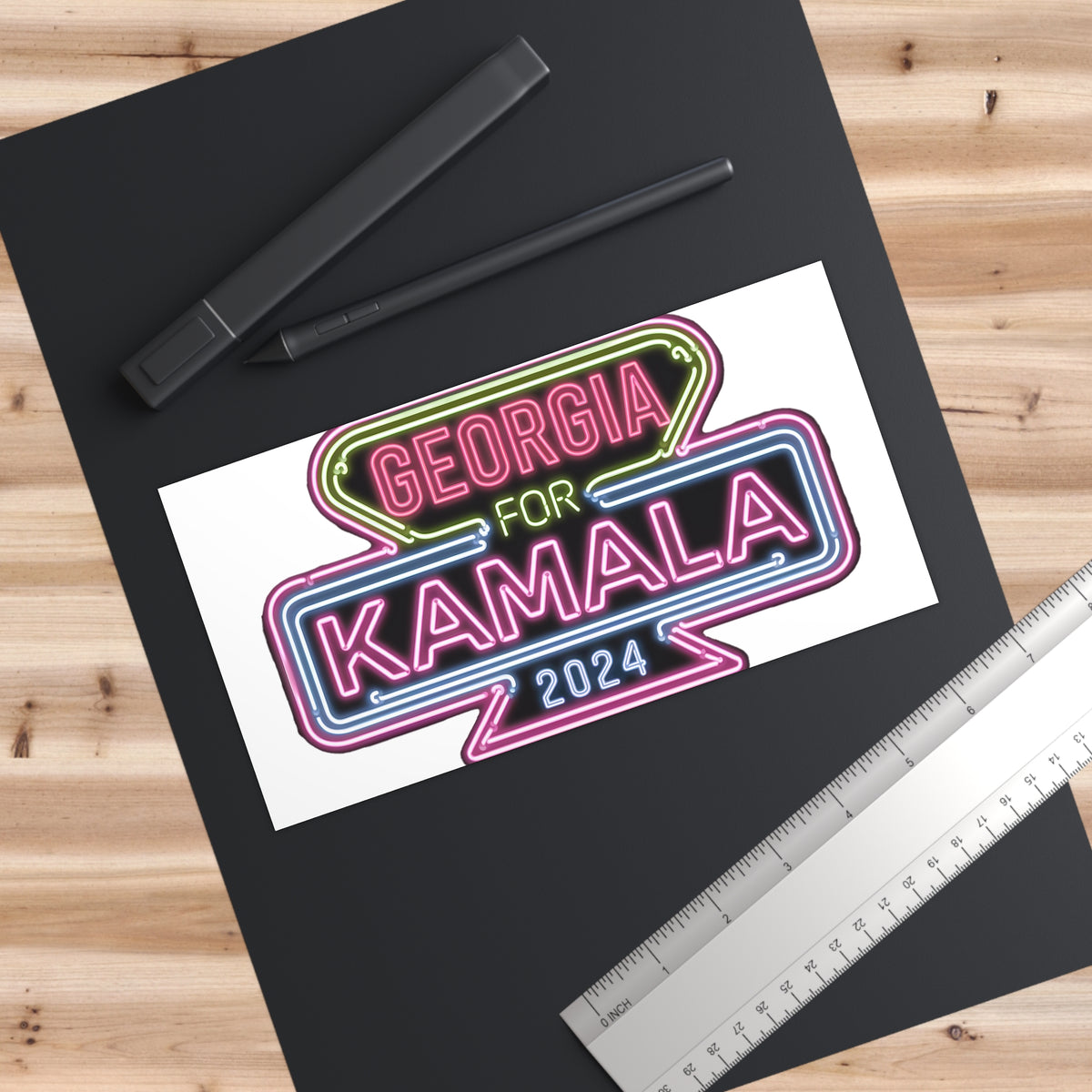 Georgia for Kamala Harris 2024 Presidential Campaign Support Sticker – Show Your Georgia Pride for Kamala