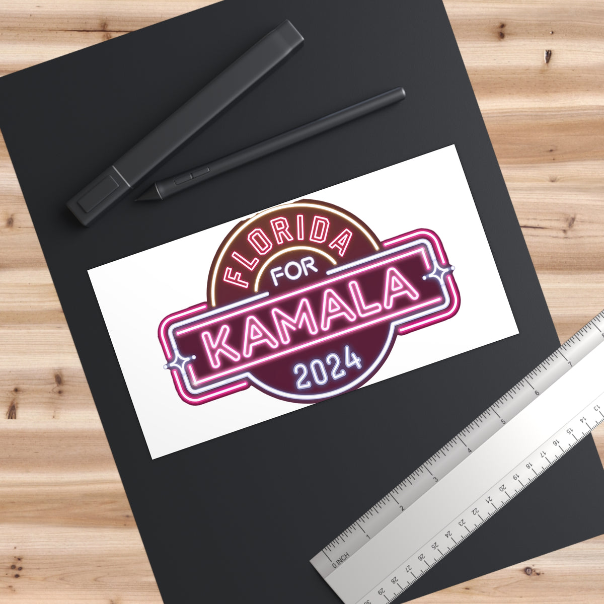 Florida for Kamala Harris 2024 Presidential Campaign Support Sticker – Show Your Florida Pride for Kamala