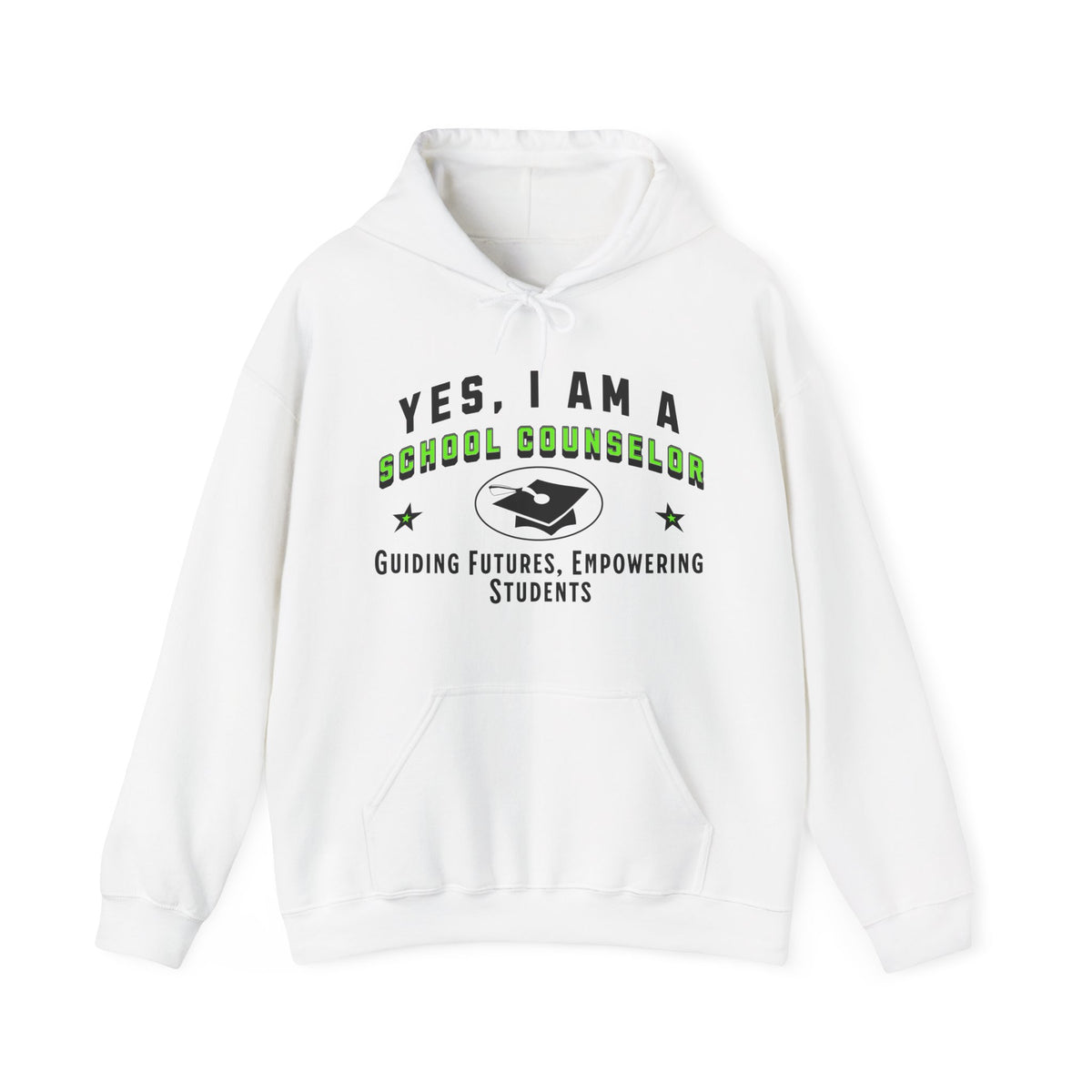 School Counselor Hoodie - &#39;YES, I AM A SCHOOL COUNSELOR&#39; Unisex Sweatshirt | Guiding Futures, Empowering Students | Education Gift