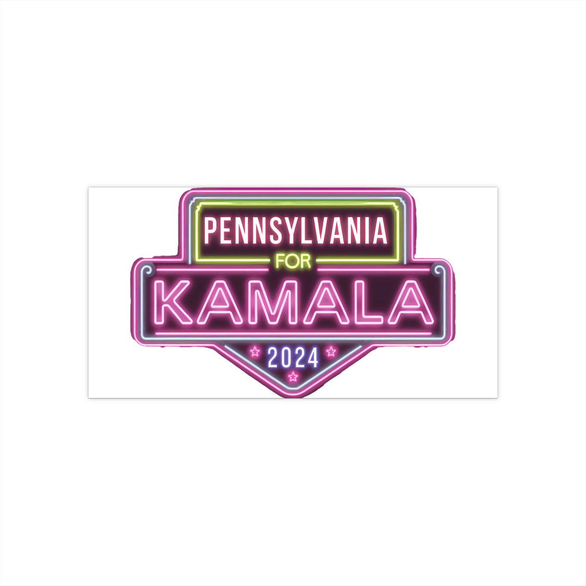 Pennsylvania for Kamala Harris 2024 – Presidential Campaign Support Vinyl Sticker