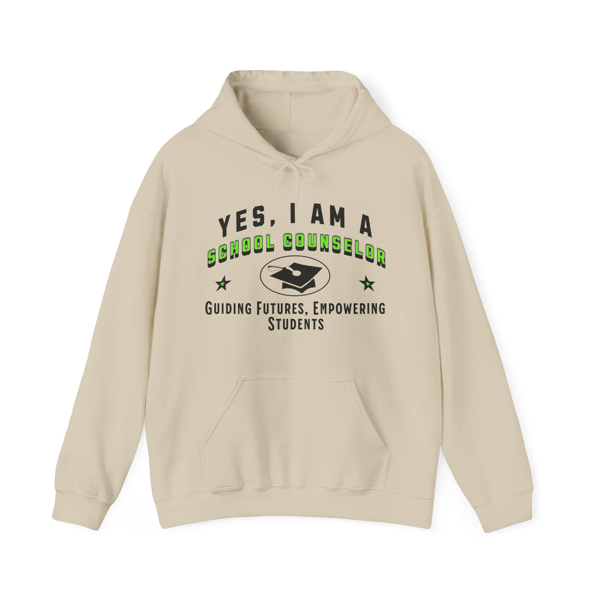 School Counselor Hoodie - &#39;YES, I AM A SCHOOL COUNSELOR&#39; Unisex Sweatshirt | Guiding Futures, Empowering Students | Education Gift