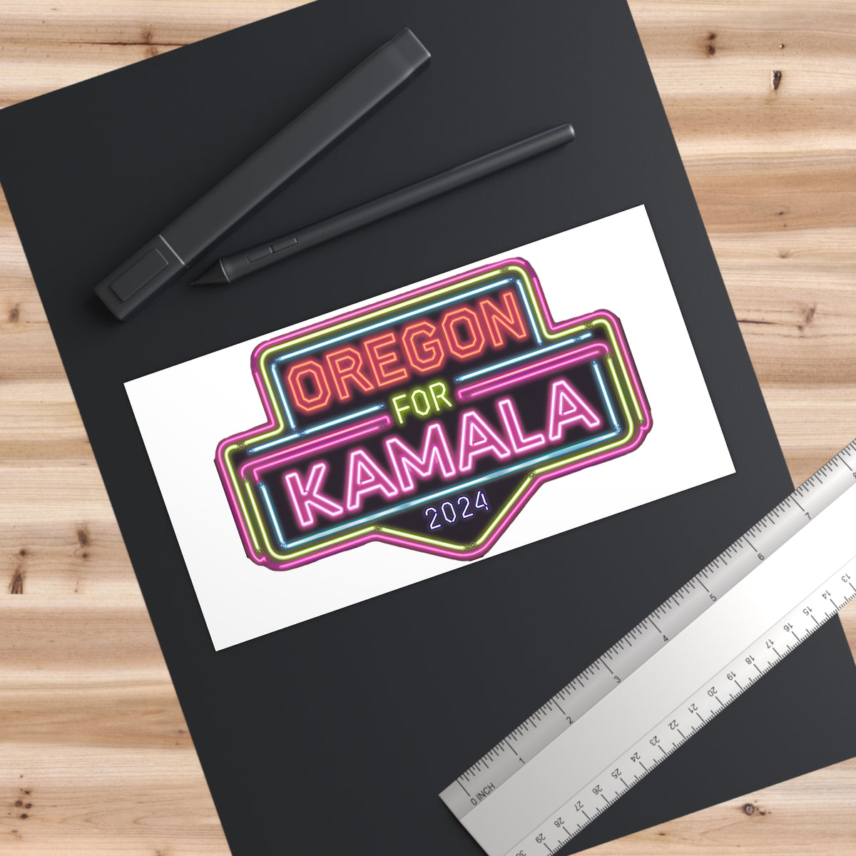 Oregon for Kamala Harris 2024 – Presidential Campaign Support Vinyl Sticker