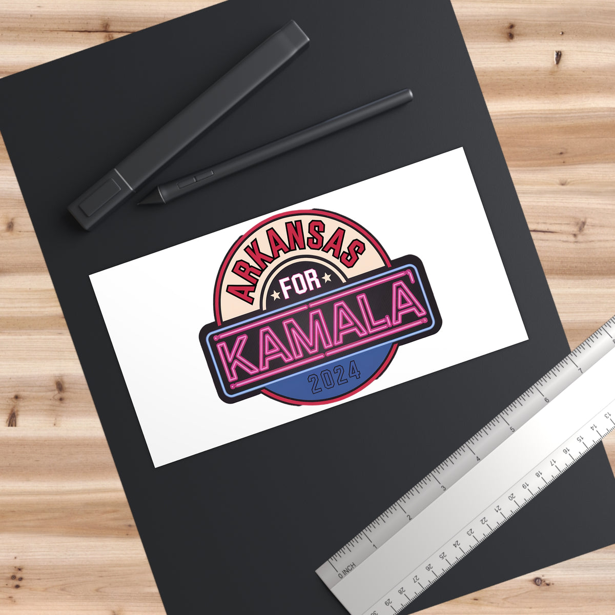 Arkansas for Kamala Harris 2024 Presidential Campaign Support Sticker – Proudly Support Kamala in Arkansas