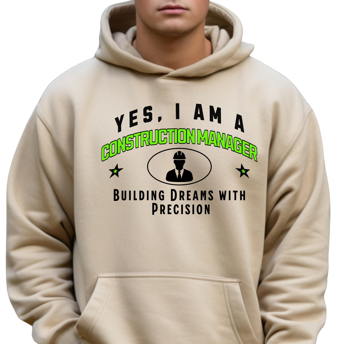 Construction Manager Unisex Hoodie – Building Dreams with Precision | Celebrate Leadership in Construction