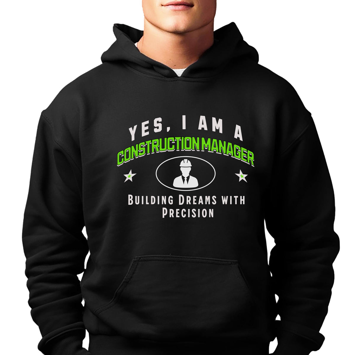 Construction Manager Unisex Hoodie – Building Dreams with Precision | Celebrate Leadership in Construction