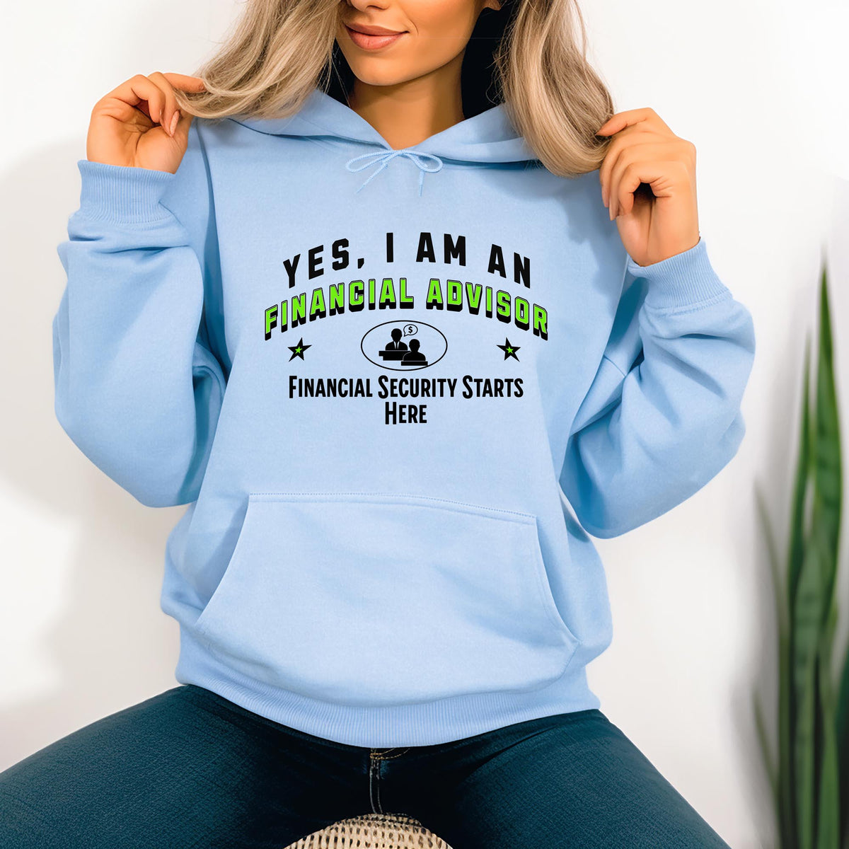 Financial Advisor Unisex Hoodie – Financial Security Starts Here | Showcase Your Commitment to Financial Wellness