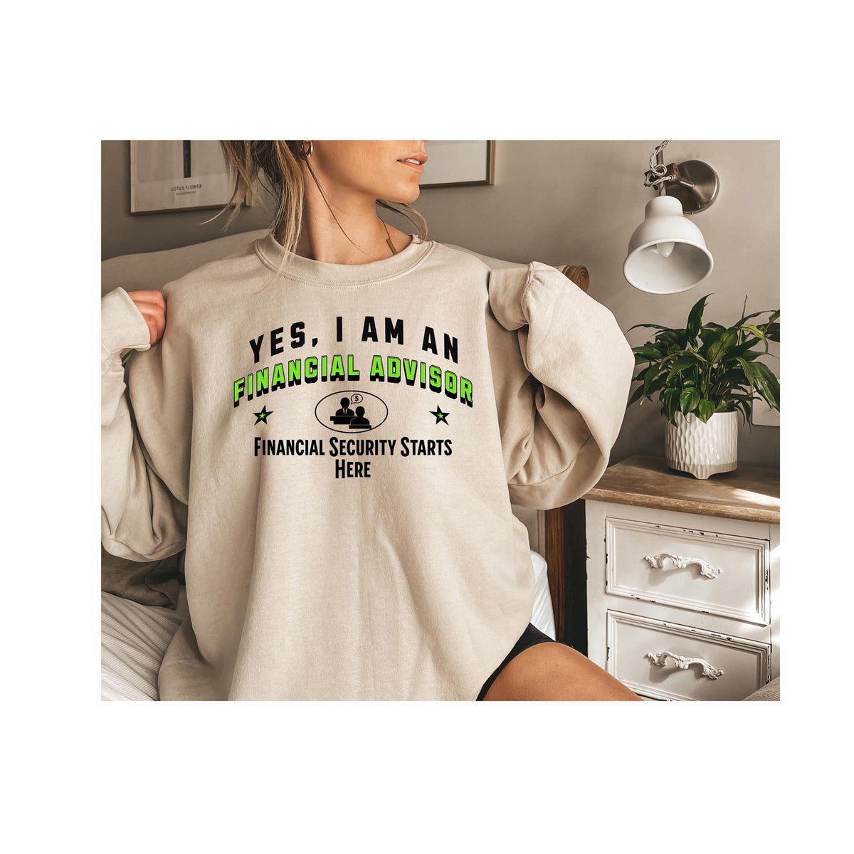 Financial Advisor Unisex Hoodie – Financial Security Starts Here | Showcase Your Commitment to Financial Wellness