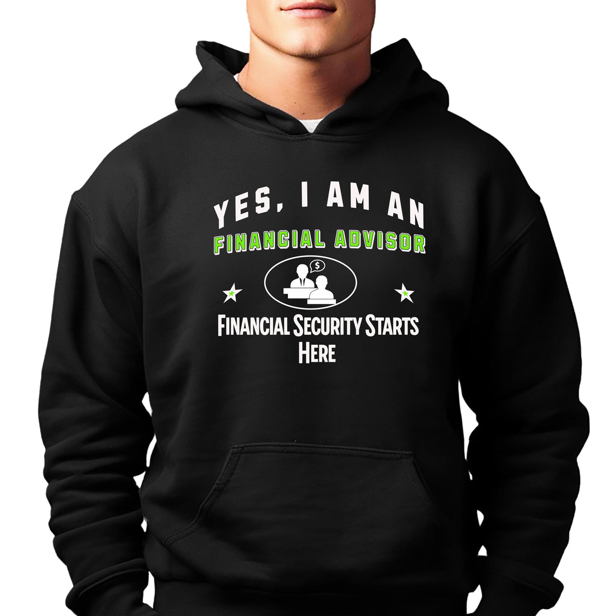 Financial Advisor Unisex Hoodie – Financial Security Starts Here | Showcase Your Commitment to Financial Wellness