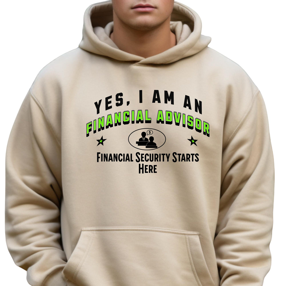 Financial Advisor Unisex Hoodie – Financial Security Starts Here | Showcase Your Commitment to Financial Wellness