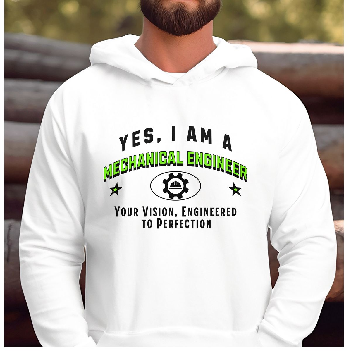 Mechanical Engineer Unisex Hoodie - Your Vision, Engineered to Perfection | Gift for Engineers and Innovators