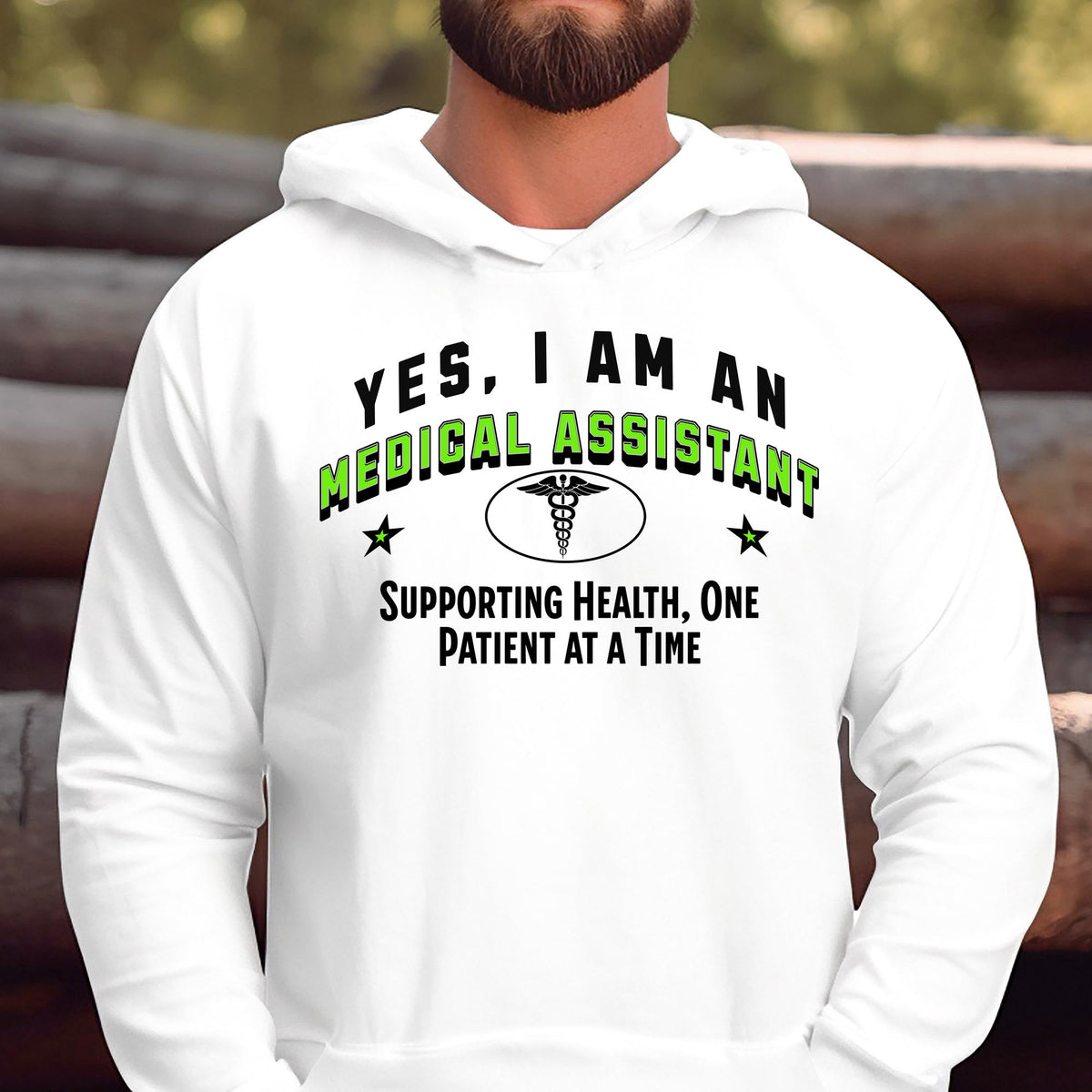 Medical Assistant Unisex Hoodie - Supporting Health, One Patient at a Time | Thoughtful Gift for Healthcare Heroes