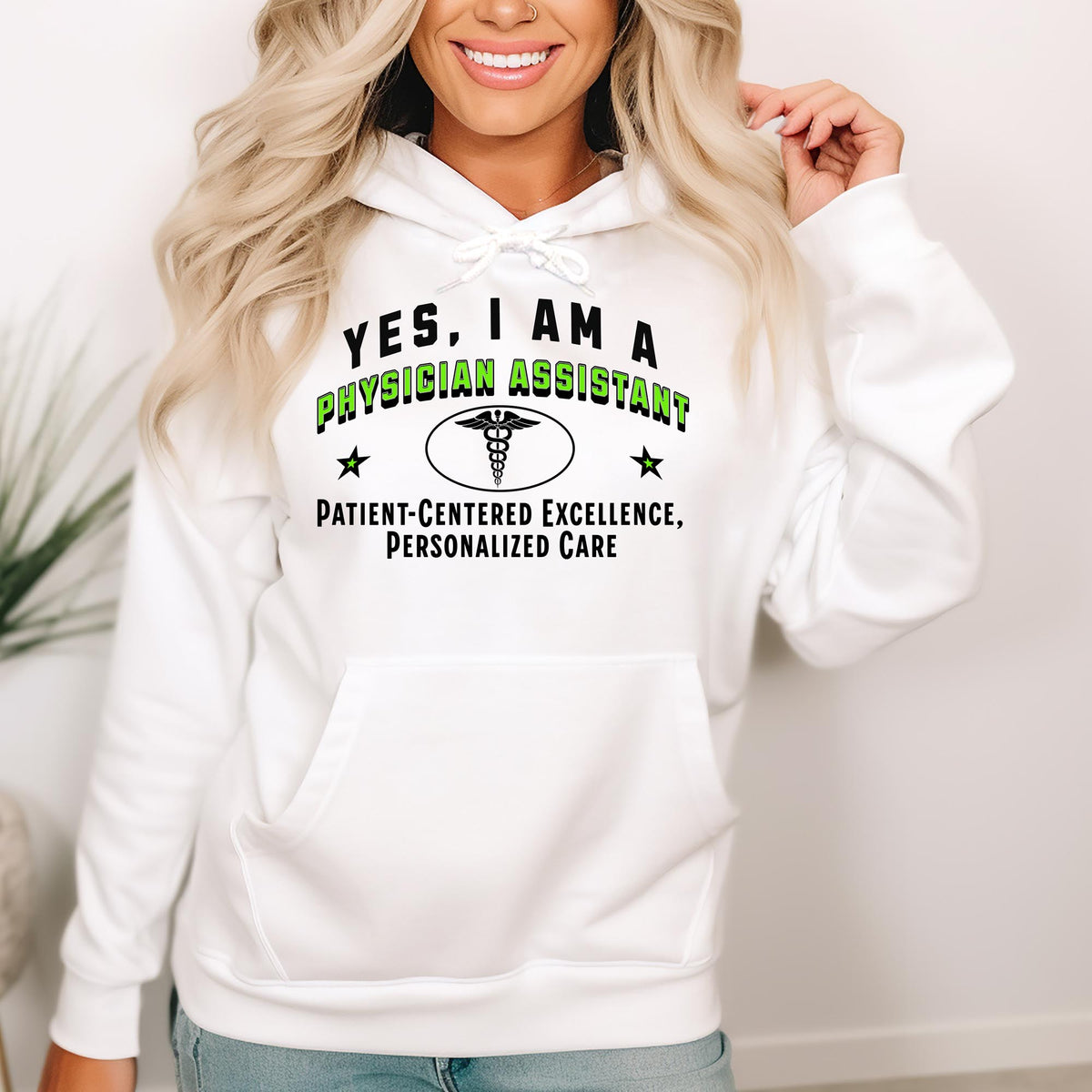 Physician Assistant Unisex Hoodie - Patient-Centered Excellence, Personalized Care | Thoughtful Gift for PA Professionals