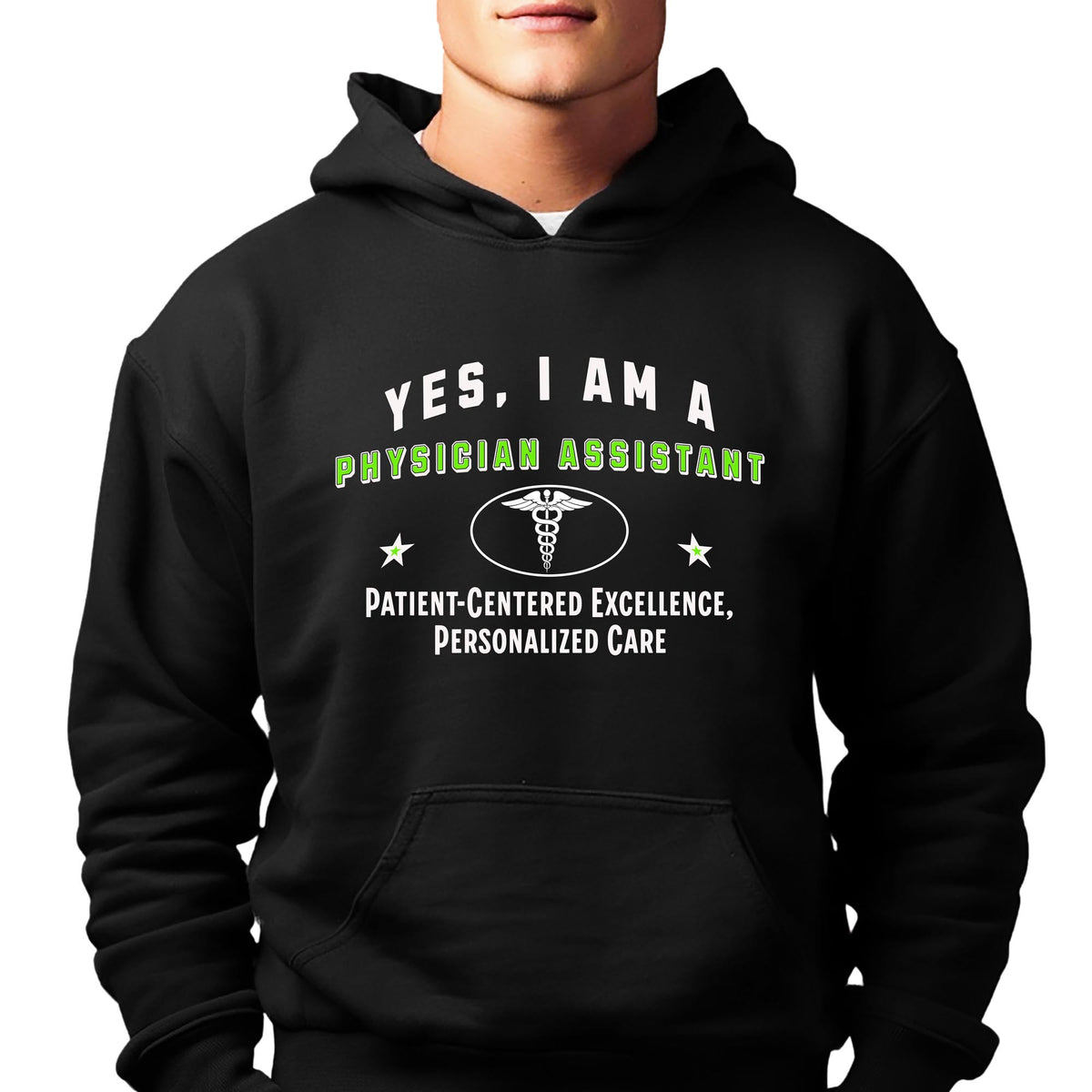 Physician Assistant Unisex Hoodie - Patient-Centered Excellence, Personalized Care | Thoughtful Gift for PA Professionals