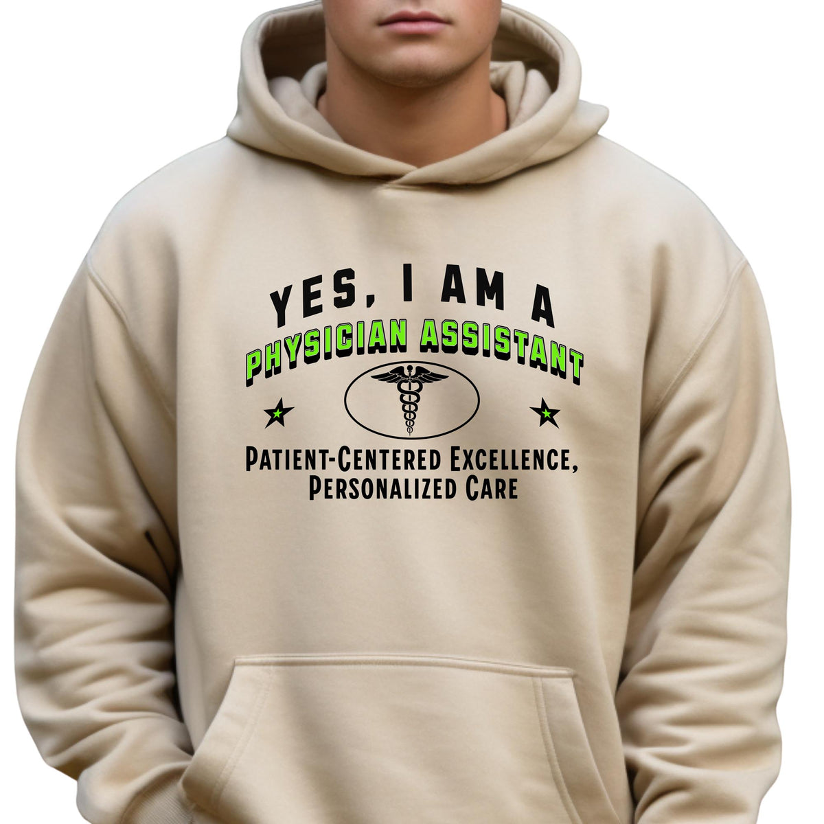 Physician Assistant Unisex Hoodie - Patient-Centered Excellence, Personalized Care | Thoughtful Gift for PA Professionals