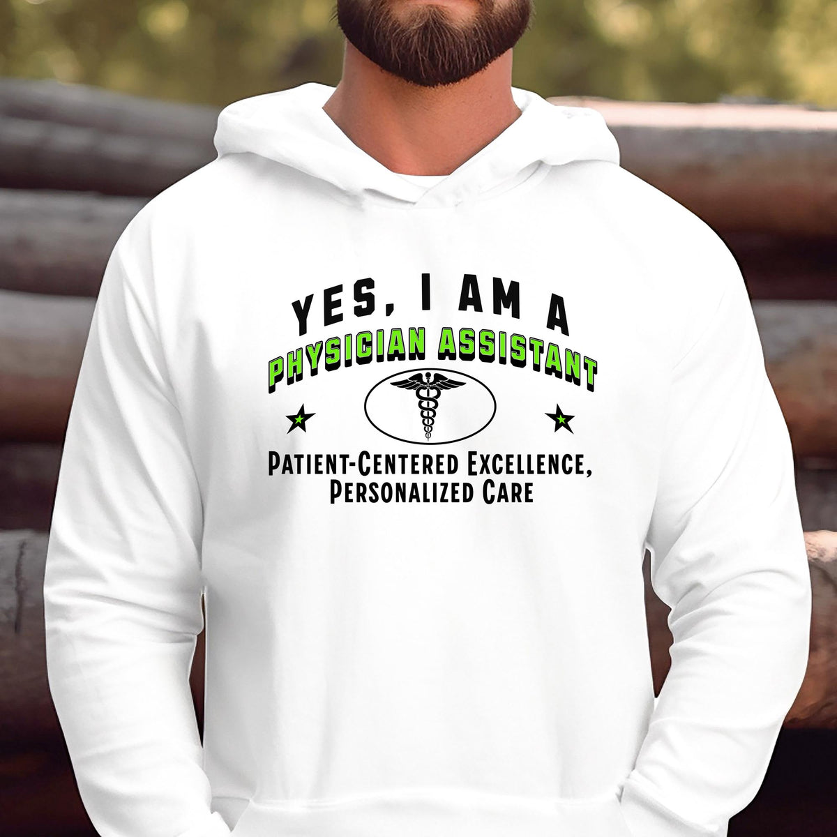 Physician Assistant Unisex Hoodie - Patient-Centered Excellence, Personalized Care | Thoughtful Gift for PA Professionals