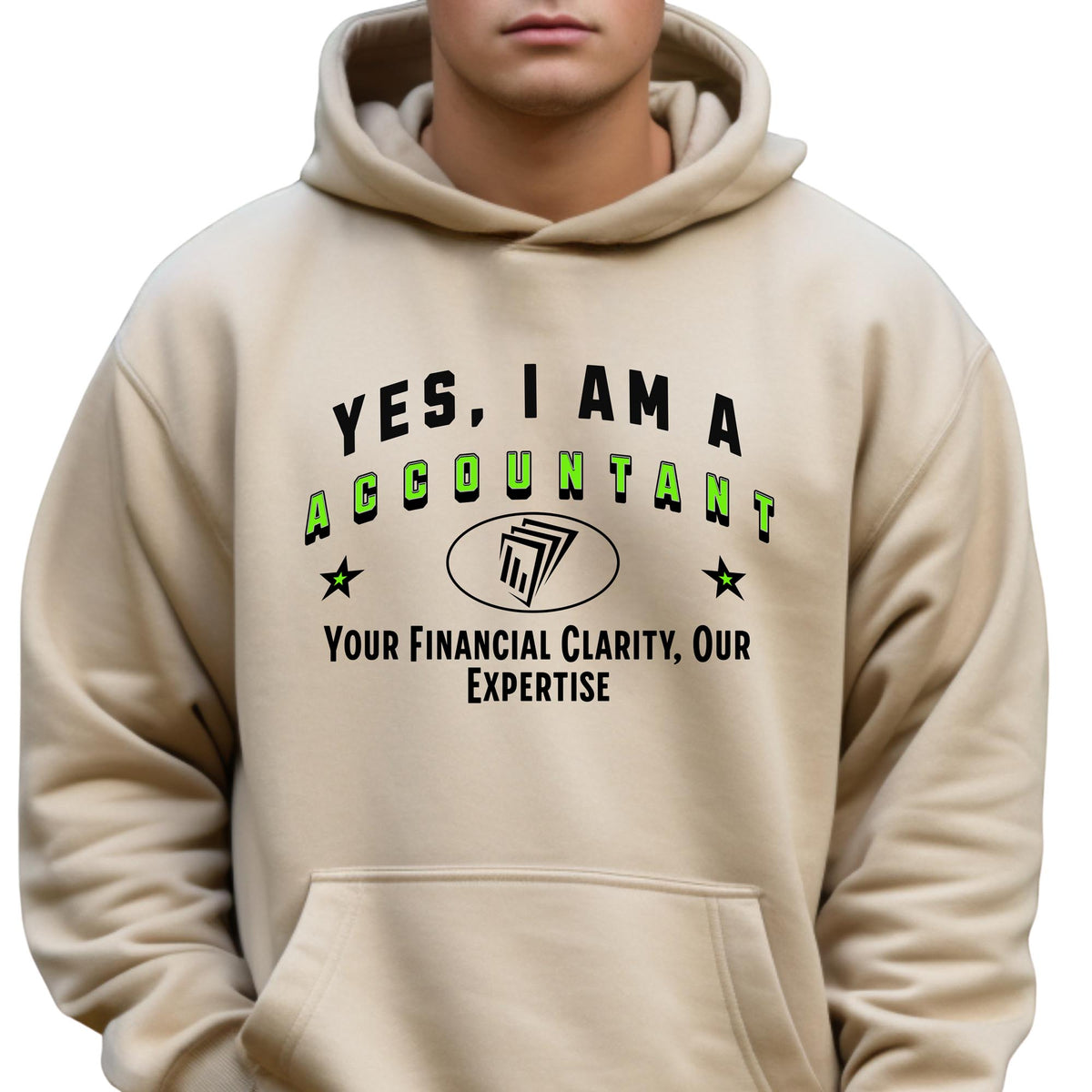 Accountant Hoodie - &#39;YES, I AM AN ACCOUNTANT&#39; Unisex Sweatshirt | Financial Clarity &amp; Expertise | Perfect Gift for Accounting Professionals