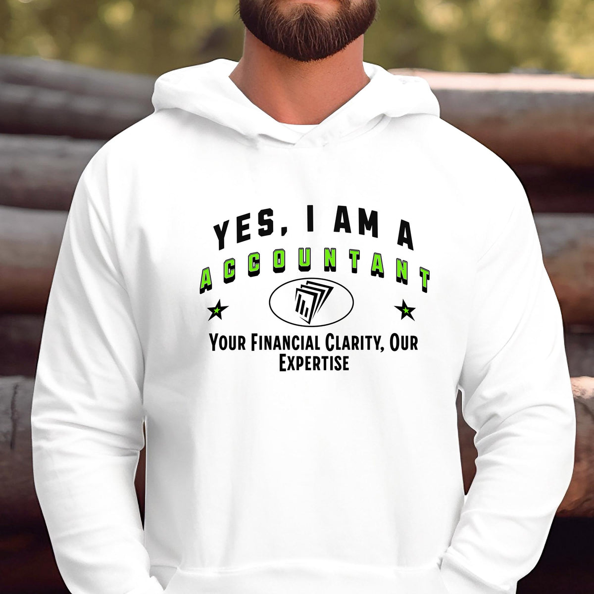 Accountant Hoodie - &#39;YES, I AM AN ACCOUNTANT&#39; Unisex Sweatshirt | Financial Clarity &amp; Expertise | Perfect Gift for Accounting Professionals