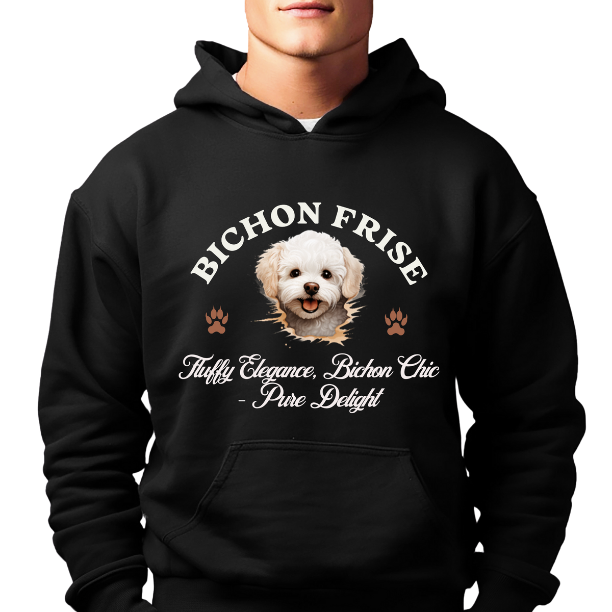 Bichon Frise Unisex Hoodie – Fluffy Elegance Meets Everyday Comfort, Dog Lover Apparel for Cozy Style and Chic Charm