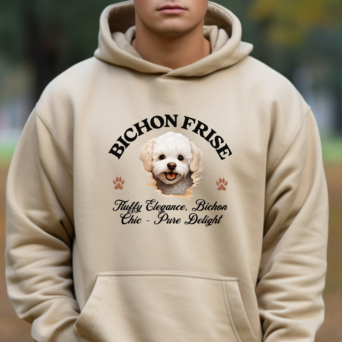 Bichon Frise Unisex Hoodie – Fluffy Elegance Meets Everyday Comfort, Dog Lover Apparel for Cozy Style and Chic Charm