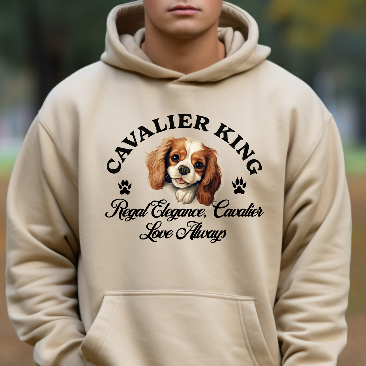 Cavalier King Charles Spaniel Unisex Hoodie – Regal Elegance Meets Everyday Comfort, Celebrate Cavalier Love Always