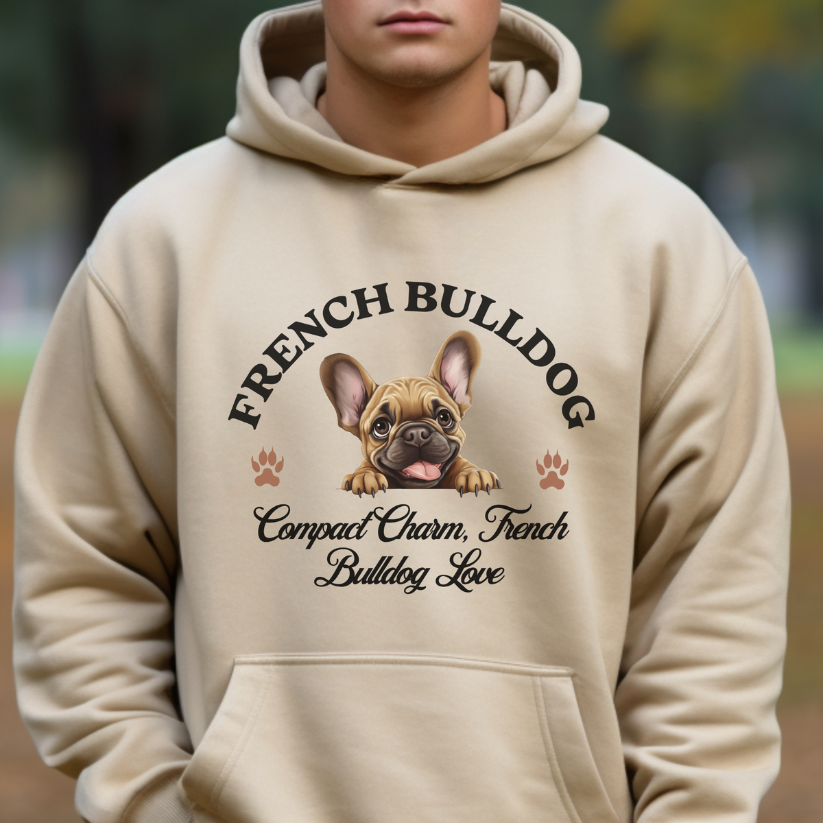 French Bulldog Unisex Hoodie – Compact Charm, Cozy Comfort for French Bulldog Love