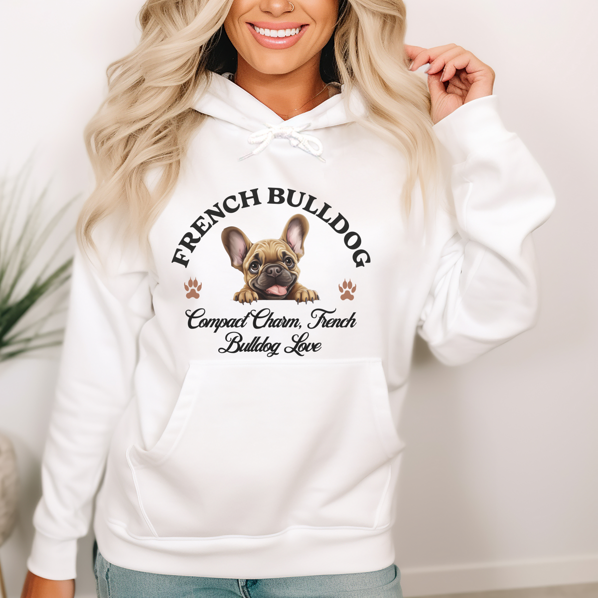 French Bulldog Unisex Hoodie – Compact Charm, Cozy Comfort for French Bulldog Love