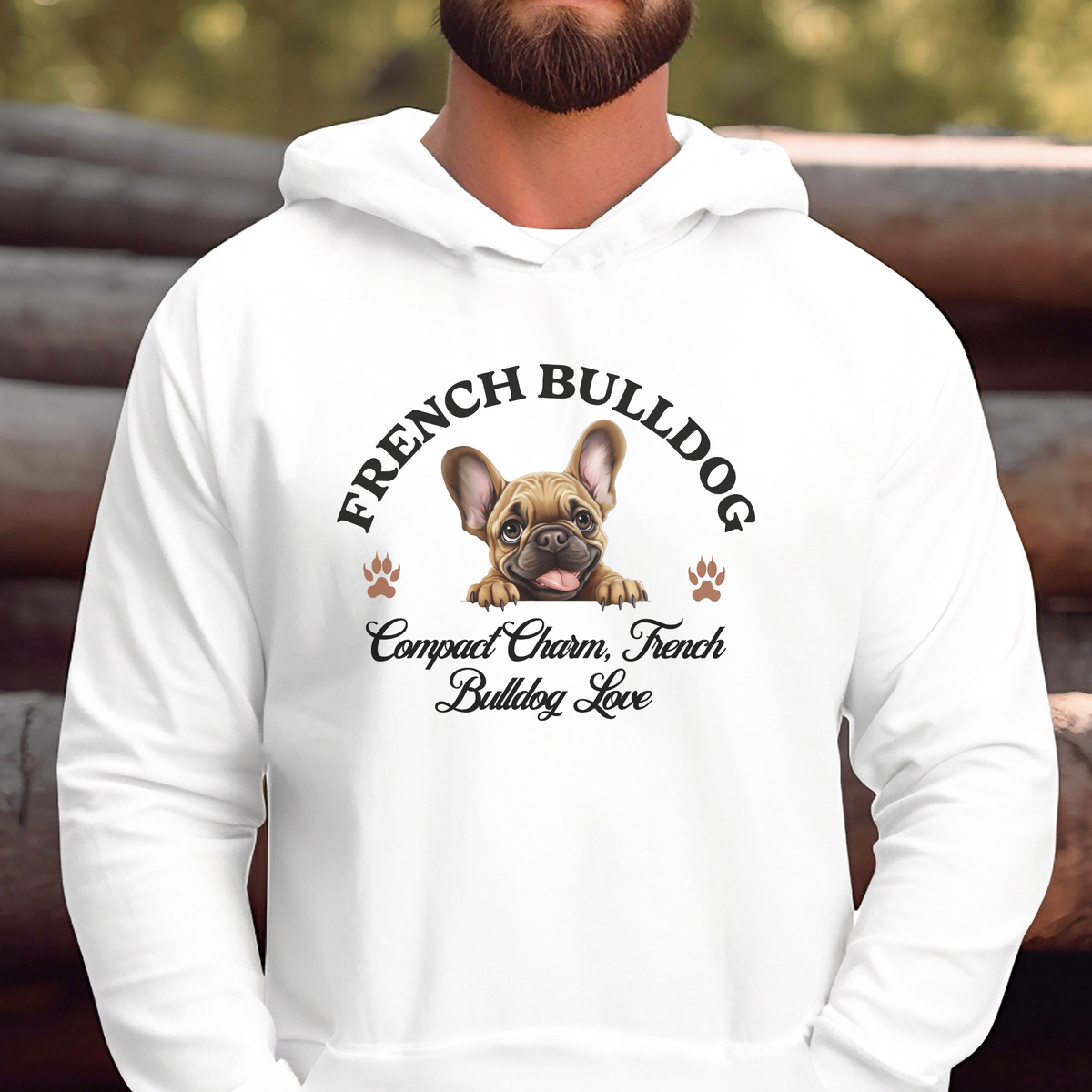 French Bulldog Unisex Hoodie – Compact Charm, Cozy Comfort for French Bulldog Love