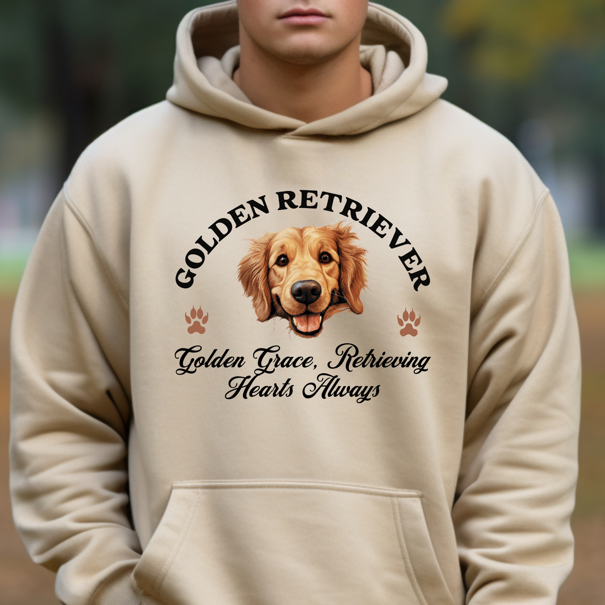 Golden Retriever Unisex Hoodie – Golden Grace, Cozy Style for Retrieving Hearts Always