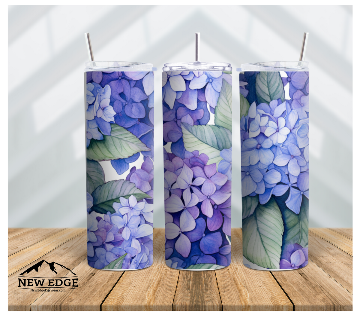 20 OZ 3D SKINNY HYDRANGEA FLOWER TUMBLER: KEEP YOUR DRINKS FRESH ALL DAY!