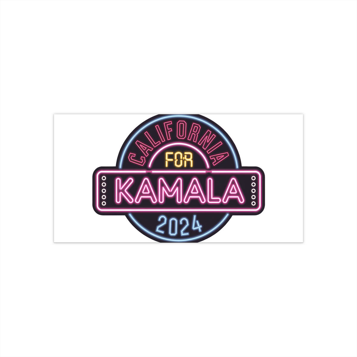 California for Kamala Harris 2024 Presidential Campaign Sticker – Stand with Kamala in California