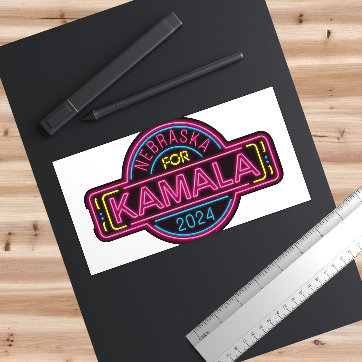 Nebraska for Kamala Harris 2024&quot; Presidential Support Sticker