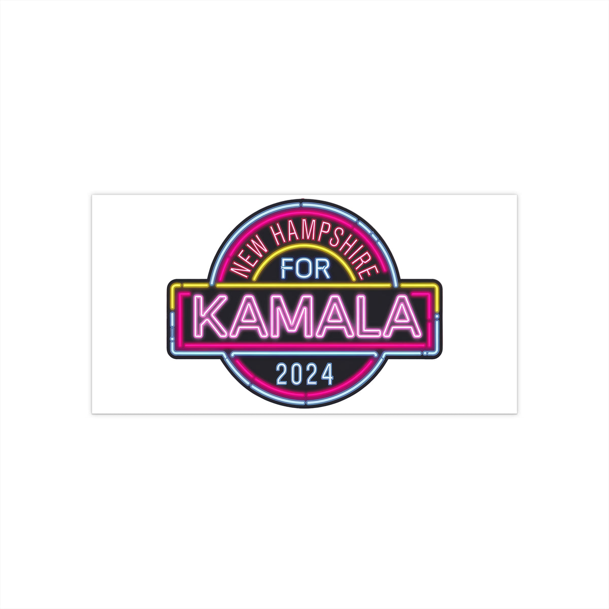 New Hampshire for Kamala Harris 2024&quot; Presidential Support Sticker