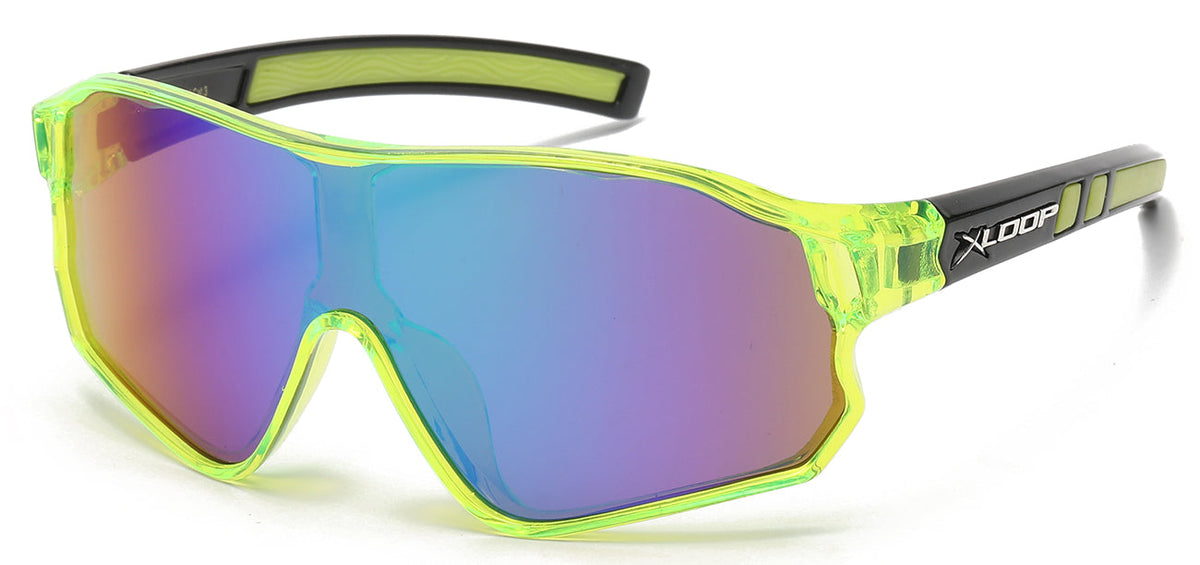 BOLD PROTECTION: X-LOOP KG-X3631 KIDS WRAP AROUND SUNGLASSES