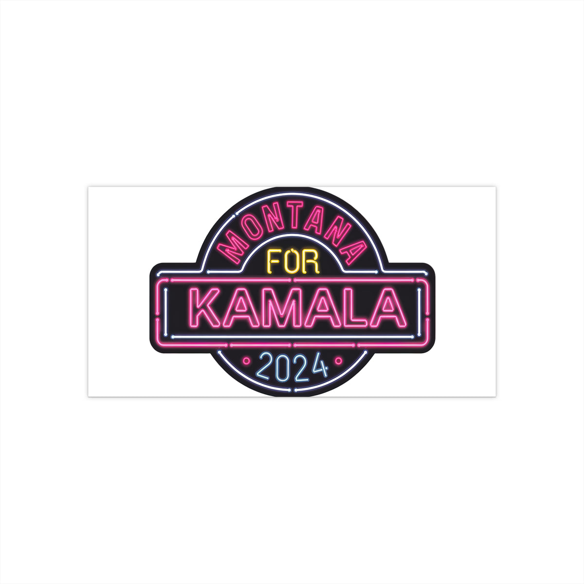 Montana for Kamala Harris 2024&quot; Presidential Support Sticker