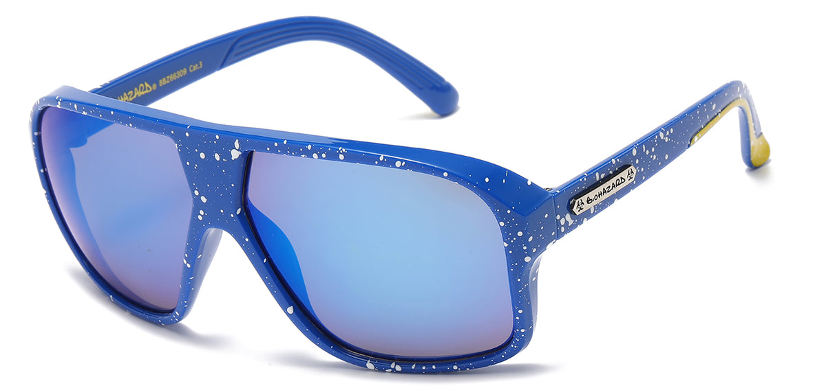 VIBRANT COLORFUL BIOHAZARD 8BZ66309 LIGHTNING PRINT EYEWEAR