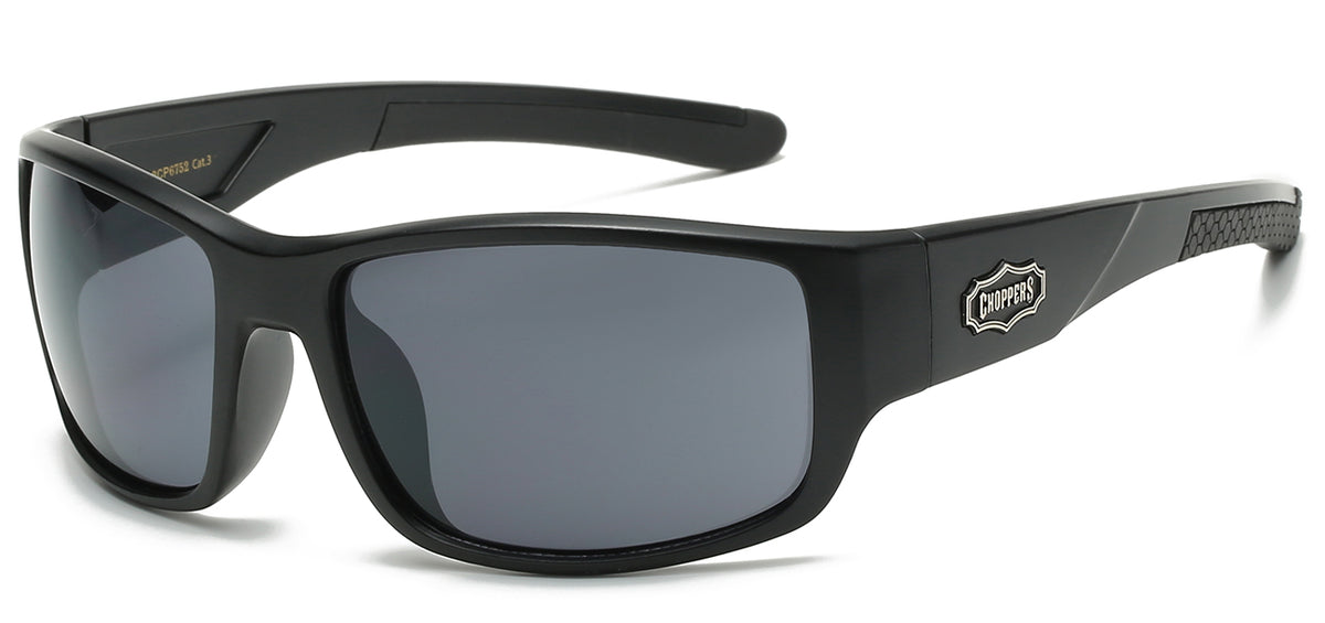 NEW EDGE EYEWEAR CHOPPERS 8CP6752 SLEEK WRAP-AROUND SUNGLASSES