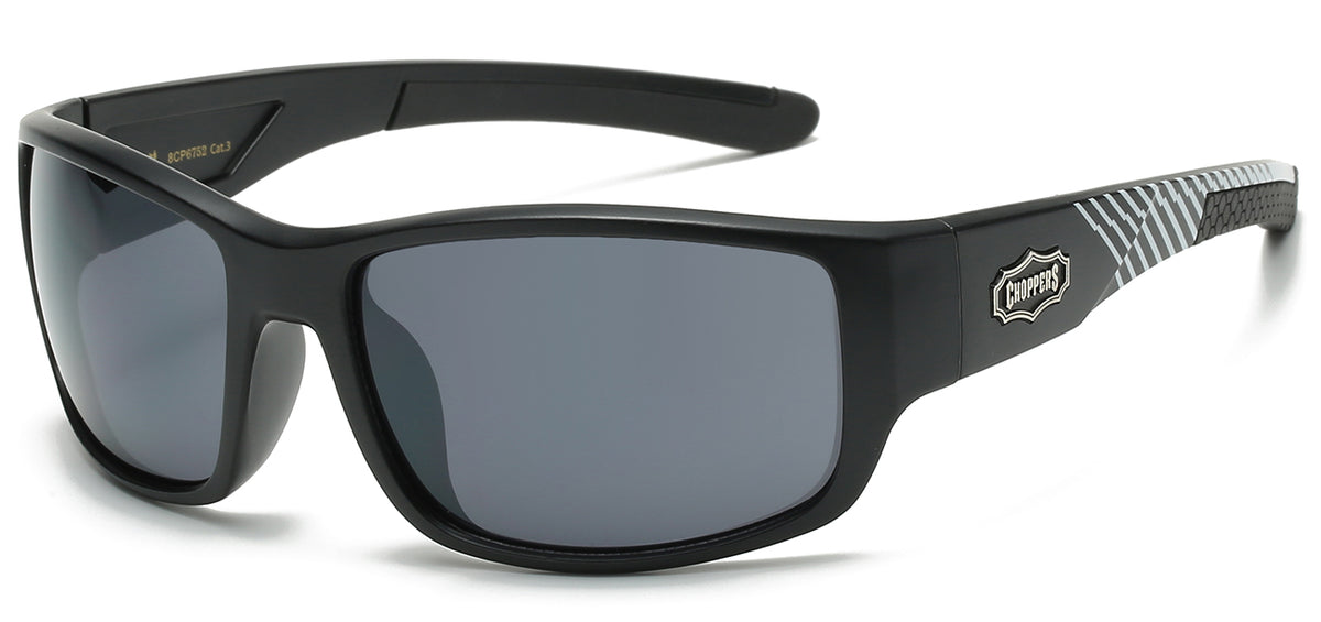 NEW EDGE EYEWEAR CHOPPERS 8CP6752 SLEEK WRAP-AROUND SUNGLASSES