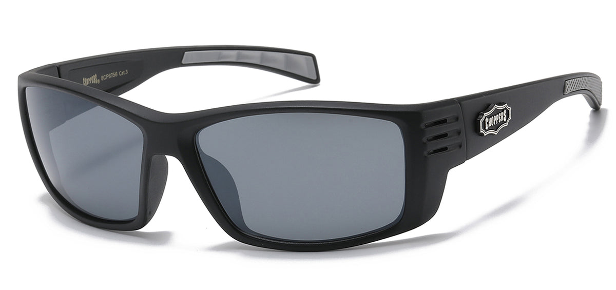 NEW EDGE EYEWEAR CHOPPERS 8CP6756 SLEEK SQUARE WRAP SUNGLASSES