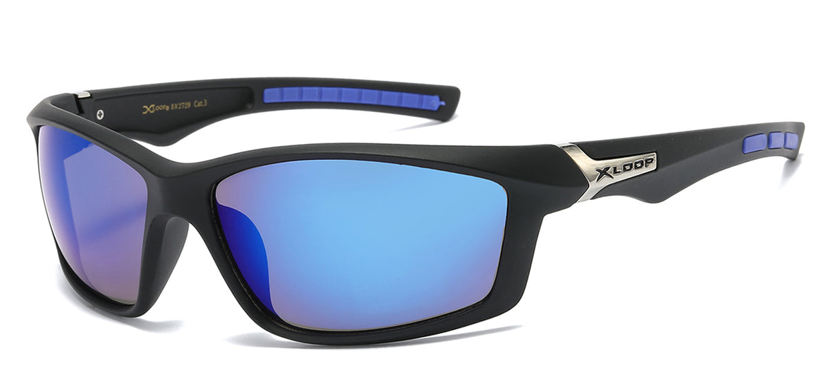 NEW EDGE EYEWEAR XLOOP 8X2729 RETRO SPORTS SUNGLASSES