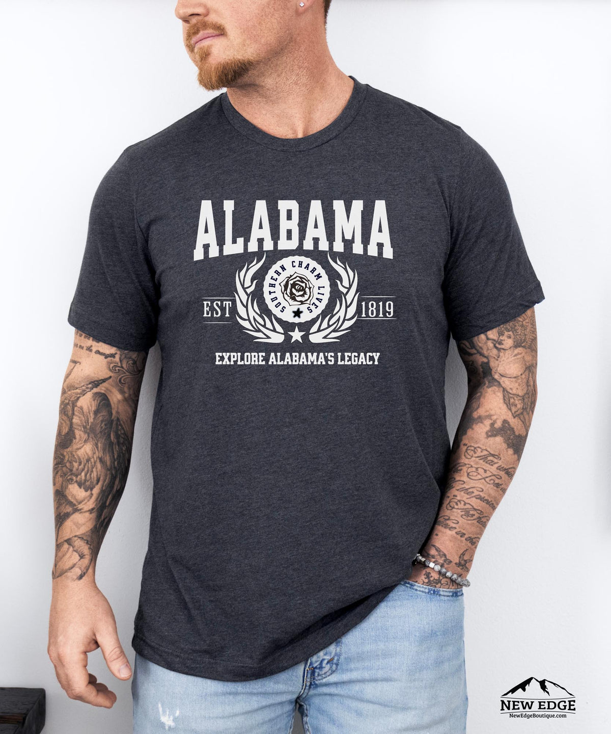 Alabama State - &quot;Explore Alabama&#39;s Legacy&quot; Slogan T-Shirt for Proud Alabamians