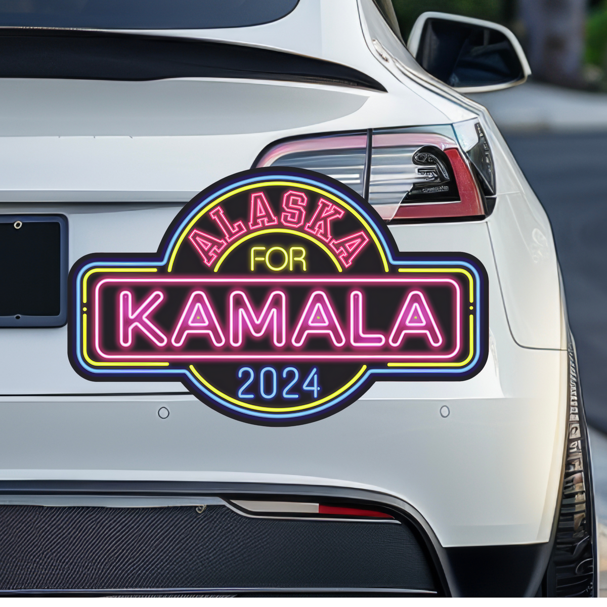 Alaska for Kamala Harris 2024 Presidential Campaign Sticker